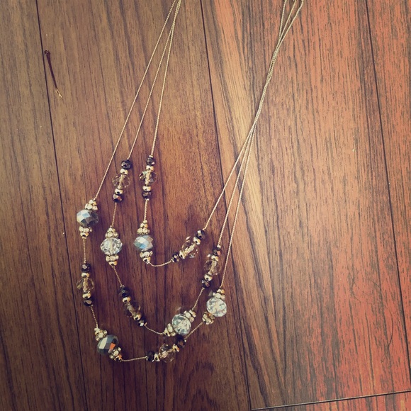 3 layer necklace, super cute 20s vibes - Picture 1 of 2